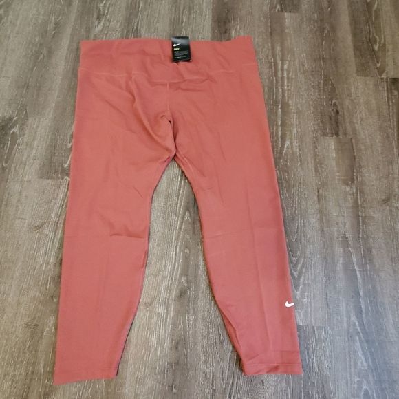 Nike one canyon rust full length leggings plus size 3X NEW!!!!! - Picture 3 of 9